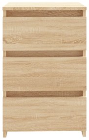 Mesa cabeceira 40x35x62,5 cm derivados madeira carvalho sonoma