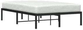 Estrutura de cama 120x190 cm metal preto