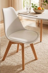 Pack 4 Cadeiras Synk Basic - Branco