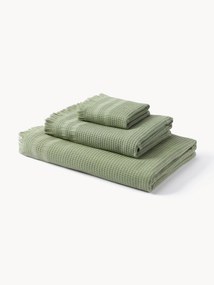 Conjunto de toalhas em tecido waffle Yara, vários tamanhos