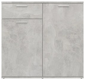 Aparador 80x36x75 cm derivados de madeira cinzento cimento