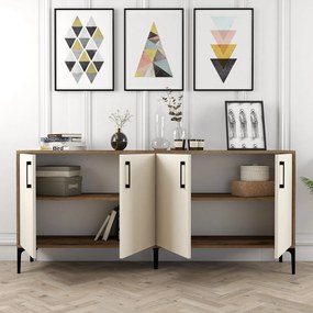 Console Kiev – Walnut Cream – 180 cm x 78 cm x 35 cm