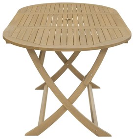 Mesa de jardim dobrável 160x85x75 cm madeira de acácia maciça