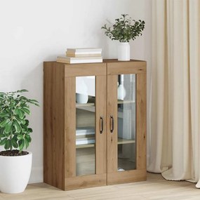 vidaXL Armário de Parede Suspenso Castanho 69.5 x 34 x 90 cm