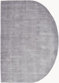 Tapete semicircular em viscose artesanal Duetto