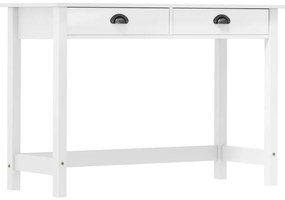 Mesa consola Hill c/ 2 gavetas 110x45x74 cm pinho maciço