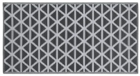 Tapete de exterior 80x150 cm ARAKIL PP preto