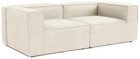 Sofá 2 Lugares Fora – Ecru – 214 cm x 66 cm x 105 cm