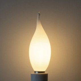 Set van 5 E14 dimbare LED lampen BXS35 opaal 4W 450 lm 2700K
