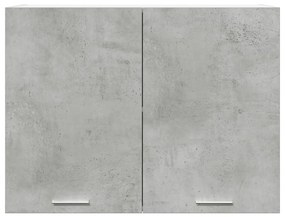 Armário suspenso “Lyon” 80x31x60 cm cinza cimento