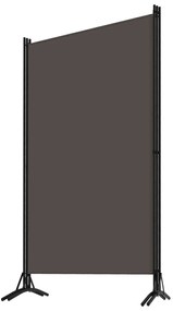 Divisória de quarto com 3 painéis 260x180 cm antracite