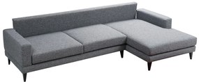 Sofá-Cama de Canto Nordic – Cinzento Escuro – 303 cm x 160 cm