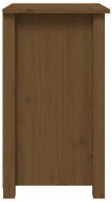 Mesas de cabeceira 2pcs 40x35x61,5 cm pinho maciço castanho mel