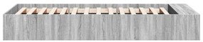 Estrutura cama 90x190 cm derivados de madeira cinzento sonoma