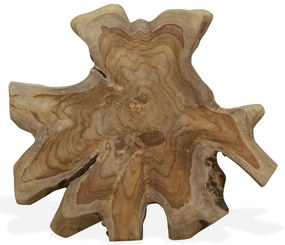 Mesa de centro em madeira de teca genuína 80x70x38 cm