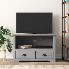 Armário TV c/ 2 gavetas BODO 91,5x44,5x56 cm pinho cinzento