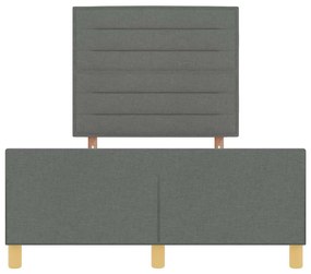 Estrutura de Cama vidaXL Cinza Escuro 120x200 cm Tecido