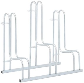 Suporte independente para 3 bicicletas aço galvanizado