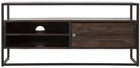 ARMÁRIO DE TV BURN 120X40X55 CM (MADEIRA DE ACÁCIA NILÓTICA) CASTANHO