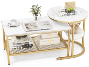 Armário para joias com fechadura de 47 polegadas com luzes LED de 3 cores - marrom