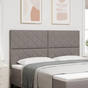 Cabeceira Design Blocos Geométricos Taupe 180 cm Tecido