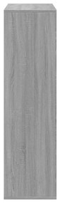 Estante divisória 69,5x29x103,5 cm deriv. madeira cinza sonoma