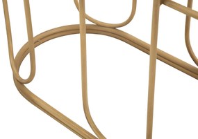 MESA CONSOLA SAMUI 110X32X77 CM COR NATURAL