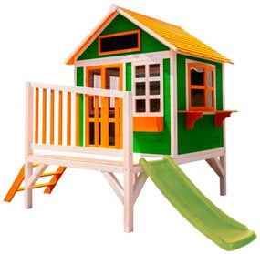 Casa de Brincar para Crianças em Madeira Elevada FLAM