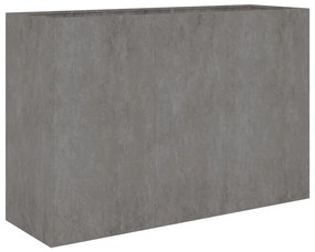 Canteiro elevado de jardim 120x40x80 cm aço corten
