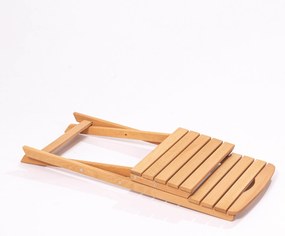 Conjunto de Mesa e Cadeiras de Jardim My001 – Castanho – Mesa 50x72x50