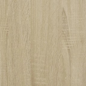 Mesa centro 100x100x48,5cm derivados madeira de carvalho sonoma