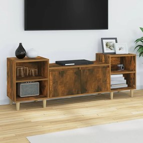 Móvel de TV Malva de 160 cm - Madeira Rústica - Design Moderno
