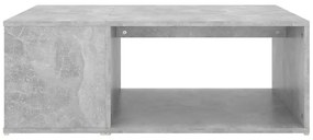 Mesa de centro 90x67x33 cm derivados madeira cinzento cimento