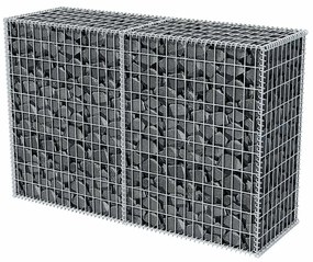 Cesto gabião aço galvanizado 150x50x100 cm