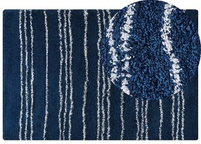 Tapete azul e branco 200 x 300 cm TASHIR Beliani