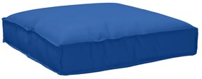 vidaXL Almofada de Palete para Assento Azul Royal 80x80x12 cm Tecido Oxford