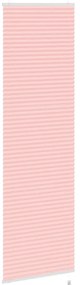 Rosa Plissada Cega 55x200 cm Largura Tecido 54,4 cm Poliéster