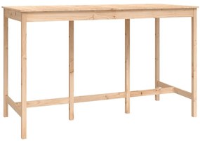 9 pcs conjunto de bar pinho maciço