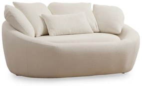 **** Sofá 2 Lugares Midye – Creme – 155x120x67 cm

**