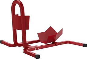 Elevador de motos com suporte de oficina  60 x 55 x 43 cm, bloqueador de roda para motos de 17 a 21 polegadas, patins antiderrapantes em metal, vermel