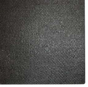 Tapete de porta 100x300 cm fibra de coco tufada preto