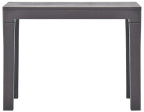 Bancos de jardim 2 pcs plástico mocca