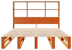 Cama com estante sem colchão 135x190 cm madeira maciça