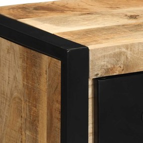 Mesa de cabeceira 40x35x40 cm madeira maciça manga áspera