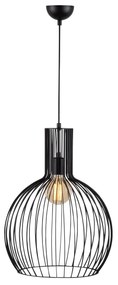 Chandelier Fellini – Preto – 38 cm x 146 cm