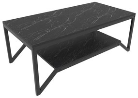 Mesa de Café Flora - Preto - 120x60x45,8 cm