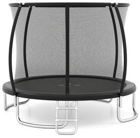 Trampolim externo de 10 pés com rede de proteção colorida