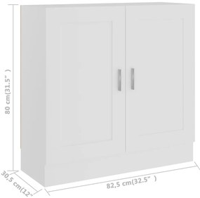 Estante 82,5x30,5x80 cm derivados de madeira branco