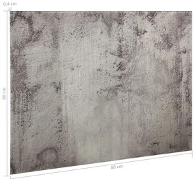 Quadro magnético em vidro para parede 80x60 cm