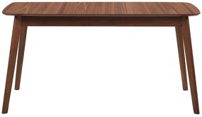 Mesa de jantar 150 x 90 cm castanho escuro MADOX Beliani